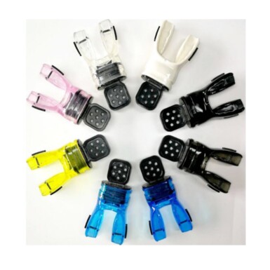 Mouldable mouthpiece transparent in colours